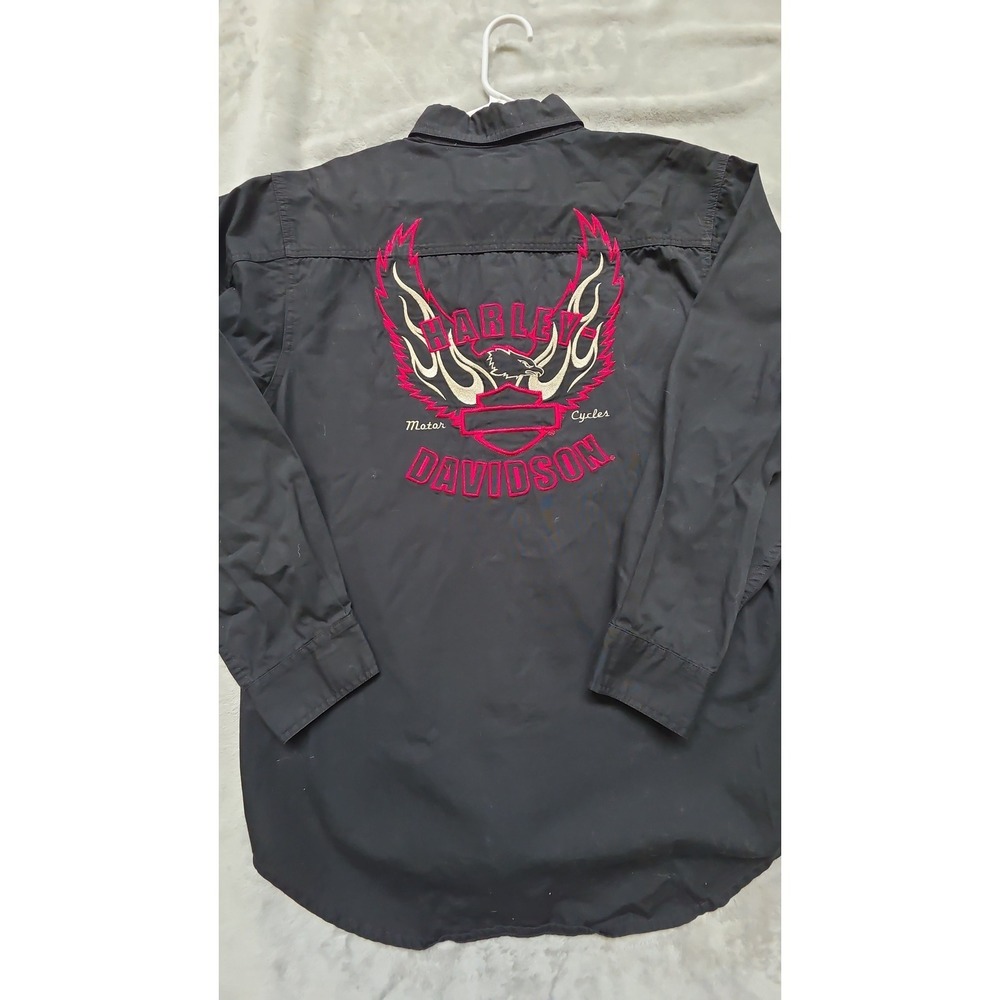 304-Harley Davidson Button up